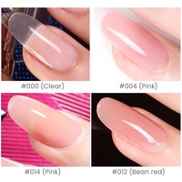 Perceuse dure de construction d'ongles transparents, vente en gros, Oem, lait nu, Poly Gel facile à utiliser, 1kg