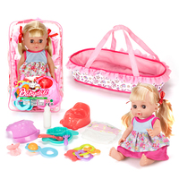 14 pouces 12 sons mignon Reborn eau potable pipi fille bébé poupées ensembles à vendre semblant jouer jouets pour enfants filles bébé jouets