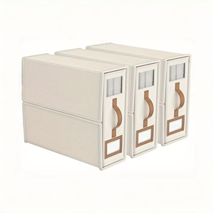 Hot không dệt tấm ga trải giường Bộ của 4 lưu trữ giỏ công suất lớn có thể gập lại phòng ngủ tấm tổ chức - Product Image 2