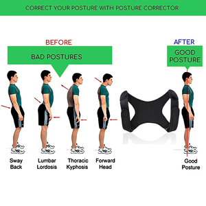 Myris Hot Selling Comfy Brace Posture Corrector-back Brace pour hommes et femmes CE Universal Opp Bag / Zip Bag F7 Back Support M/L - Product Image 5