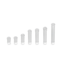 Guide de lumière tuyau plastique 2mm 3mm trou tête ronde LED tuyau de lumière Transparent PC matériel Guide de lumière
