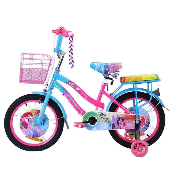 12インチチャイルドガールMTBプリンセス折りたたみ自転車/四輪キッズ