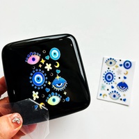 Autocollants en métal de transfert de feuille d'or adhésifs permanents imperméables à usage multiple Étiquettes holographiques 3D de transfert UV pour l'emballage