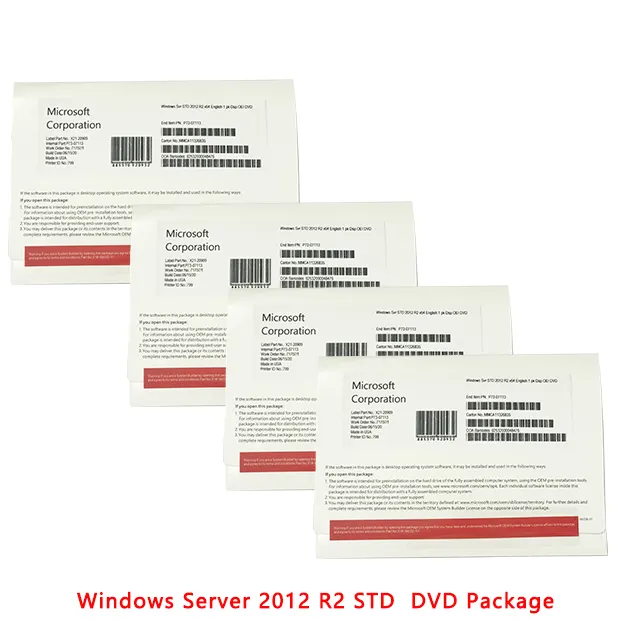 Windows Server 2012 R2 Standard /Windows Server 2012 R2 STD DVD Full Package 6 Months Guaranteed  1 set  10 pcs
