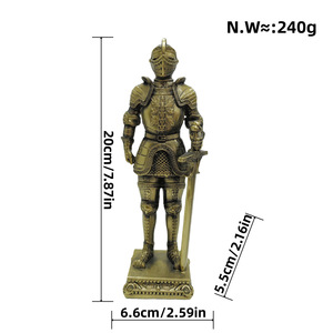 Benutzer definierte Bronze große griechische Krieger Statue Skulptur Home und Dekoration - Product Image 3