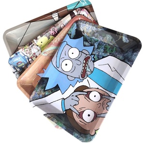 Smoke Accessories Wholesale customized Tin Storage rolling Tray Custom