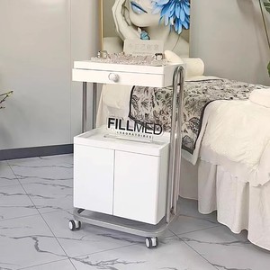 Hot Sale Beauty Bar Multi-functional ABS Beauty Rack Spa White Gray Beauty Equipment Trolley - Product Image 2