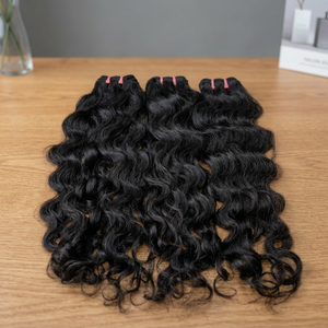 Extensiones de Cabello Humano Rizado Natural con Clip, Doble Trama a Máquina, Puntas Completas, Paquetes de Cabello Virgen con Doble Trama en las Puntas - Product Image 2