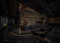 Design d'intérieur de Bar de Pub personnalisé, comptoir de Bar de Restaurant hôtel meubles de Restaurant Commercial comptoir de café