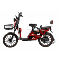 Vélo électrique d'usine Ebike coloré avec batterie au lithium scooter électrique à vitesse rapide