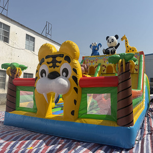 Castillo Inflable de PVC con Diseño Temático a Precio de Fábrica, Casa de Brinco Comercial para Exteriores, Duradero, Ecológico y Fácil de Instalar - Product Image 1