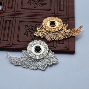Copper Hairpin Cloud Moon Pendant 27x7cm Antique Style DIY <b>Accessory</b> for <b>Wedding</b> Crowns - Product Image 3