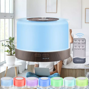 500ml Mini Hot Bán siêu âm hương liệu tinh dầu hương thơm khuếch tán với LED được xây dựng trong loa thông minh khuếch tán - Product Image 3