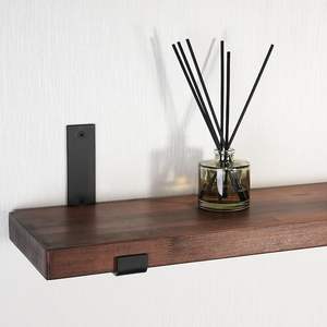 16x7.5x1.5 금속 벽 플로팅 선반 브래킷 침실, 욕실, 거실, 주방 - Product Image 6