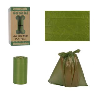 Compostable Poop Dog <b>Bag</b> Biodegradable PLA+PBAT <b>Bag</b> Pet Waste <b>Bag</b> EN 13432 OK <b>Compost</b> Home - Product Image 1