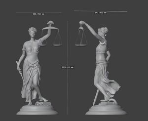 Sculptures extérieures en fibre de verre personnalisées en usine statue de déesse de la justice femme <span class=keywords><strong>nue</strong></span> blanche grandeur nature - Product Image 4