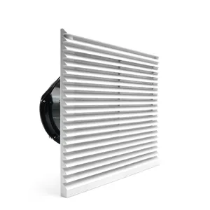 255*255 mm Ventilation fan filter with 171*150*52 mm 17052 axial fan 220V cooling fan and metal air grill FJK6625PB230