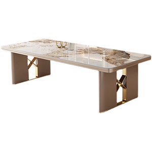 Set di Mobili di Lusso <span class=keywords><strong>per</strong></span> Sala <span class=keywords><strong>da</strong></span> <span class=keywords><strong>Pranzo</strong></span>, <span class=keywords><strong>Tavolo</strong></span> in Pietra Sinterizzata Antico e Moderno con 8-10 <span class=keywords><strong>Sedie</strong></span> - Product Image 6