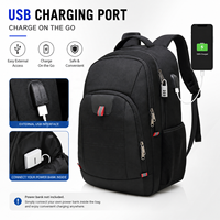 35L Großer Reiserucksack 16 Zoll 17 Zoll Laptop USB-Ladefunktion Diebstahlsicher Business-Rucksack OEM Anpassbar