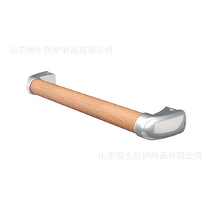 Barra de seguridad Hang Seng de acero inoxidable y madera antideslizante con capacidad de carga de 150 kg para baño, para personas mayores y discapacitadas. - Product Image 3