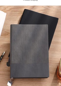Agenda A5 Personalizzata a Doppio Materiale con Copertina Rigida a Righe, 100 Fogli, Stile Business, in Pelle PU, per Ufficio e Scuola - Product Image 5