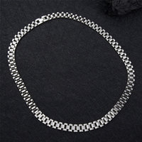 Chaînes de montre et colliers élégants en acier inoxydable 316L plaqué or PVD 14k 18k pour hommes