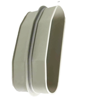 Connecteur d'accessoires de tuyau de bouclier de tuyau plat d'alimentation au sol de système d'air frais pour la ventilation