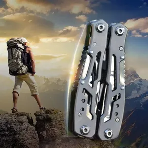 Outil multifonction 12 en 1, pinces en acier inoxydable, outil de poche EDC, équipement de survie en camping, tournevis, ouvre-bouteille, kit de réparation - Product Image 4