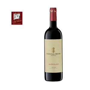 Italian Red Wine Red Tuscan IGT Sangiovese Nappolaio 0.750 litres bottles alcoholic drink GVERDI Selection Made Italy Red Wine