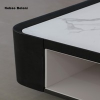 Tables d'appoint carrées de style italien moderne, table basse en bois, table centrale pour salon, meubles de maison