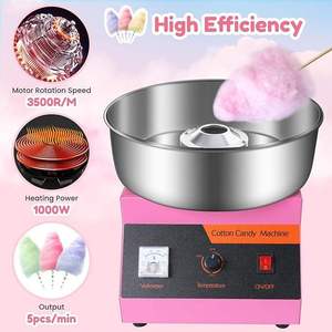 Commercial Portable High-Speed Automatic <strong>Pink</strong> Cotton <strong>Candy</strong> Machine Full Mini Electric for Bakery Sugar Food <strong>Candy</strong> <strong>Floss</strong> - Product Image 5