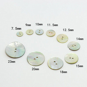 Custom Wholesale Seashell <strong>Buttons</strong> 2 Holes Natural Garment Accessories Agoya Shell <strong>Button</strong> - Product Image 6