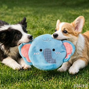Jouet en peluche couineur en forme <span class=keywords><strong>de</strong></span> lion mignon, personnalisé en usine, pour chiens, jouet à mâcher et à rapporter pour chiots - Product Image 3