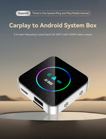 Caja de AI para Auto con Carcasa Metálica, Diseño de Disipación de Calor, Rendimiento Estable, 4G+32GB, Android 13, Dongle CarPlay con Control Remoto