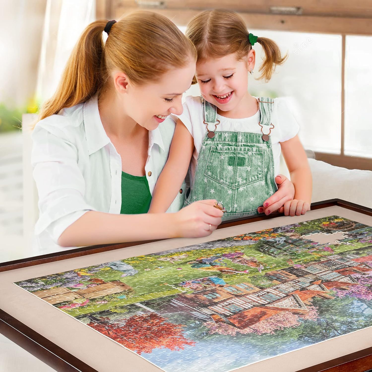 Table de puzzle en bois de 1500 pièces avec 6 tiroirs, planche de puzzle portable | 68,6 x 88,9 cm – Table de puzzle portable pour adultes Table de puzzle en bois de 1500 pièces avec 6 tiroirs, planche de puzzle portable | 68,6 x 88,9 cm – Table de puzzle portable pour adultes