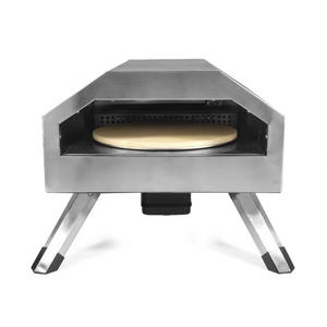 <span class=keywords><strong>Four</strong></span> <span class=keywords><strong>à</strong></span> pizza électrique italien en acier inoxydable, 12 pouces, <span class=keywords><strong>à</strong></span> rotation, dôme naturel, portable, brûleur <span class=keywords><strong>à</strong></span> pierre extérieur, pour boulangerie - Product Image 2