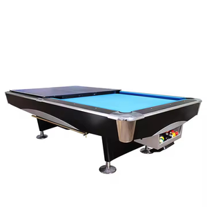Meja Biliar Profesional 9ft dengan Ukuran Standar Turnamen untuk Klub, Kafe, <span class=keywords><strong>Bar</strong></span> dengan Permukaan Meja Makan atau Permukaan Meja Pingpong - Product Image 1