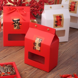 กล่องของขวัญปีใหม่จากโรงงานต้นทาง พร้อมคุกกี้นูกัตแบบถือได้ ขนมอบช็อกโกแลตเกล็ดหิมะ และบรรจุภัณฑ์ของที่ระลึก - Product Image 4