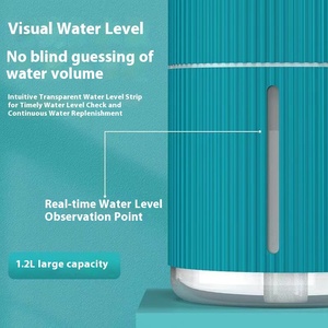 Nuevo hogar dormitorio 1.2L difusor de Aroma de gran capacidad Color silencioso luz de ambiente humidificador de pulverización de doble boquilla - Product Image 4