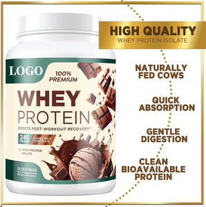 Pó da proteína do soro do OEM/ODM, chocolate dobro rico, crescimento do músculo do apoio, recuperação & aptidão, absorção rápida, digestão fácil - Product Image 3