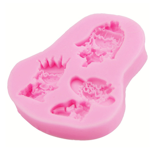Moule en silicone 3D pour décoration de gâteaux et fondants, forme irrégulière, style princesse, classique, populaire, décontracté et tendance, pour filles, DIY - Product Image 3
