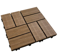 Moderne WPC-Terrassendielen Ineinandergreifende Gebürstete Wasserdichte Umweltfreundliche Verbundholz-Bodenbeläge Terrassenplatten für den Außenbereich