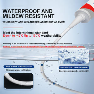 ग्लास ग्लेज़िंग सामान्य उद्देश्य लचीला वेदरप्रूफ ग्लास के लिए पारदर्शी GP सिलिकॉन सीलेंट साफ चिपकने वाला साफ चिपकने वाला - Product Image 4