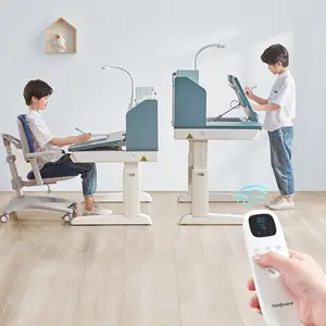 Mesa de estudo infantil ergonômica ajustável, mesa de estudo para crianças, mesa inteligente e crianças, 2022