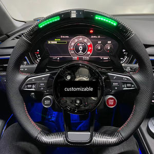 Volante Deportivo de Fibra de Carbono con Pantalla LED Mejorada para el <span class=keywords><strong>Interior</strong></span> del Automóvil <span class=keywords><strong>Audi</strong></span> <span class=keywords><strong>TT</strong></span> TTS TTRs R8 S3-S5 A4-A6 Q3-Q5 - Product Image 6