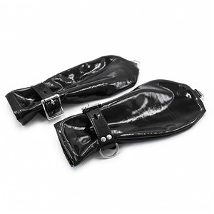 Manette Flirtare Giocattoli Ritenuta Bondage con Serratura di Cuoio Dell'unità di Elaborazione da Polso Polsini per Le Donne - Product Image 2