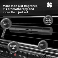Diffuseur de parfum pour voiture en alliage d'aluminium avec clip de ventilation, déodorant et diffuseur d'air personnalisé avec logo OEM pour décoration automobile