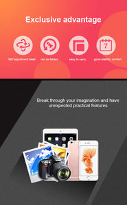 HOT Sale 3110 Lightweight Sliver Tripod With 65Cm With Phone Holder, Ring Light And Smart Phone,Selfie <span class=keywords><strong>The</strong></span> Photos - Product Image 3