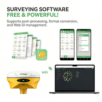 Hi Target V300 Gnss Rtk Gps arpentage V300/V500/V600L Gps Rtk Gnss Base et Rover DGPS différentiel Gps Rtk ensemble complet