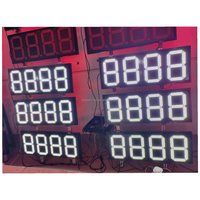 Señal de precio LED para gasolinera, control remoto inalámbrico para exteriores, señal de precio de gas LED